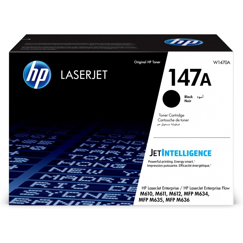 147A - Schwarz - Original - LaserJet - Tonerpatrone (W1470A)